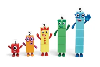 Tallkuber - Fem gode venner 5 deler