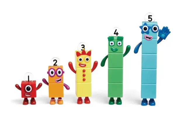 Tallkuber - Fem gode venner 5 deler 