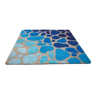 Vanndråpe gulvteppe L200 x B200 cm