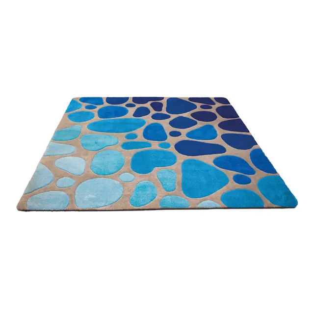 Vanndråpe gulvteppe L200 x B200 cm 