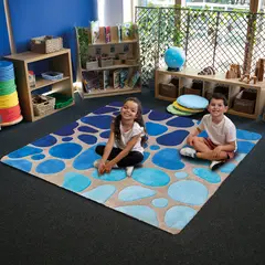 Vanndr&#229;pe gulvteppe L200 x B200 cm