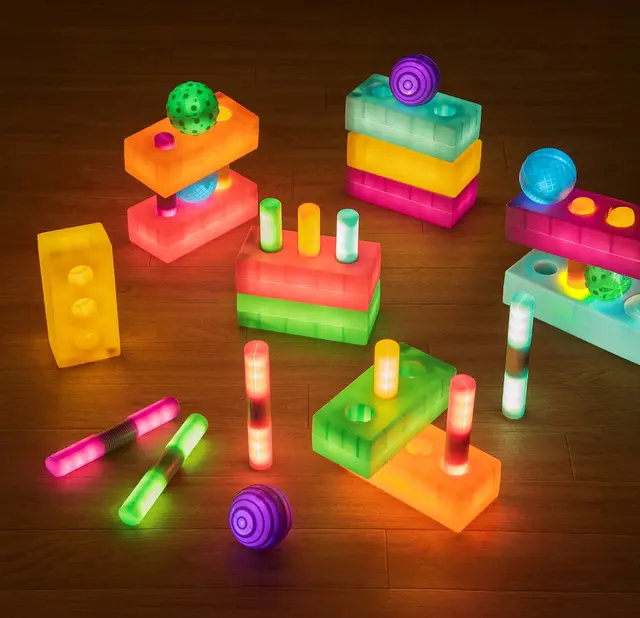 Sensorisk lysende sett 35 deler 