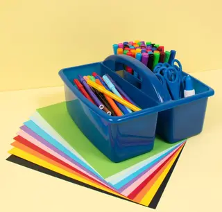 Hobbykasse med håndtak L23 x B23 x H13 cm