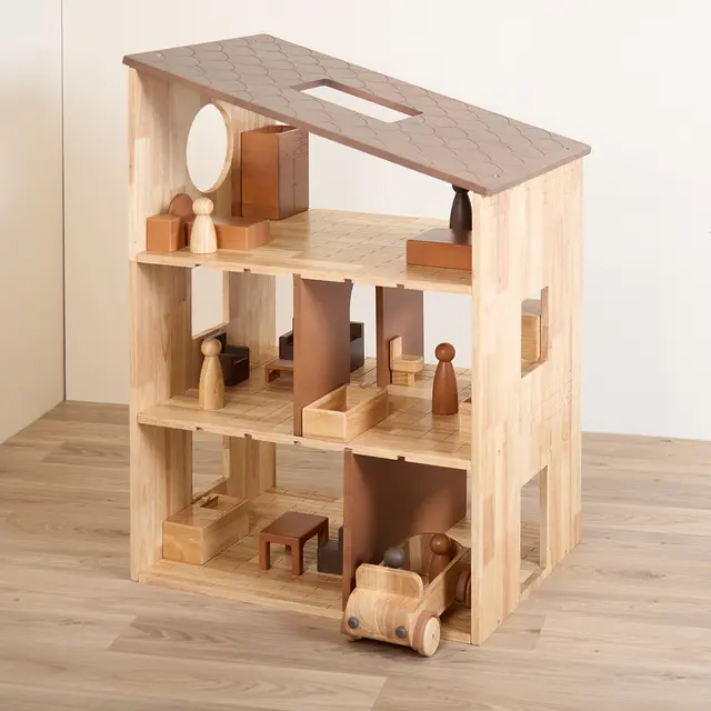 Gigant dukkehus H110 x L84 x B60 cm 