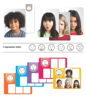 Fotokort følelser Spill fra 3 år