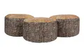 Stubbe puff liten 3 stk, Ø38 cm