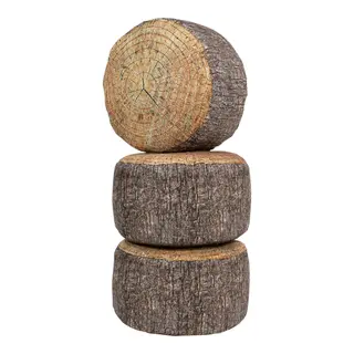 Stubbe puff liten 3 stk, Ø38 cm