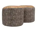 Stubbe puff stor 2 stk, Ø45 cm