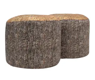 Stubbe puff stor 2 stk, Ø45 cm