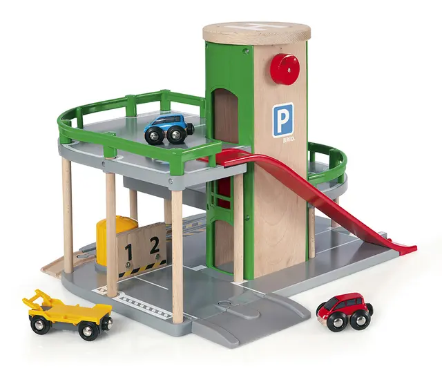 Brio parkeringshus L37 x B27,4 x H27 cm, 7 deler 