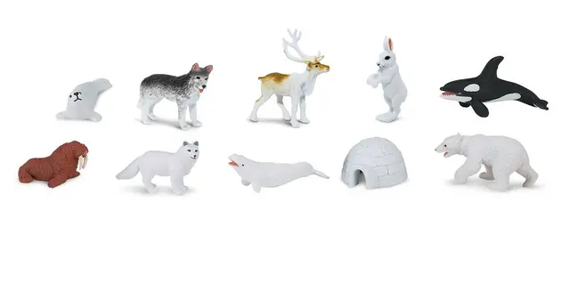 Nordiske dyr 10 stk 