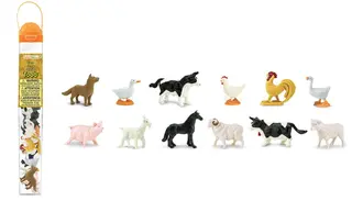 Toobs bondegårdsdyr 12 stk