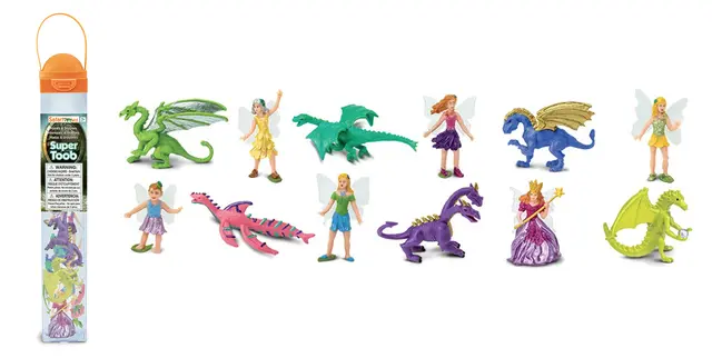 Toobs alver og drager 12 stk 