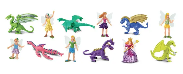 Toobs alver og drager 12 stk 