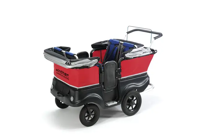 Turtle Lux barnebuss med 4 seter L155 x B75 x H120 cm 