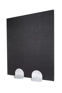 Lydabsorberende skillevegg mørk grå 1200 x 1500 x 80 mm