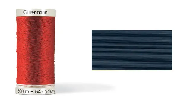 Gütermann MCT sytråd mørkblå 500 m 
