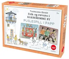 Puslespill Kardemommeby 2 x 30 brikker