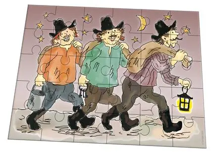 Puslespill Kardemommeby 2 x 30 brikker 