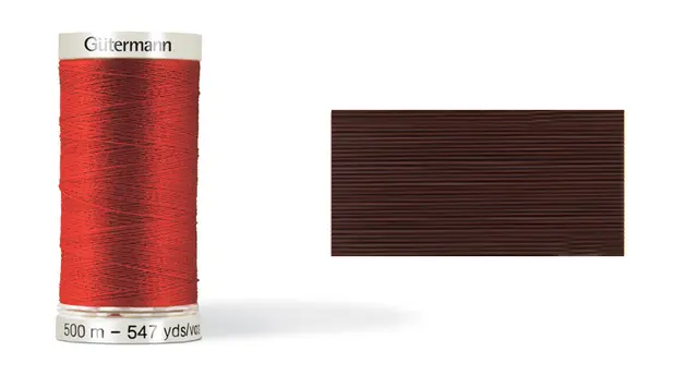 Gütermann MCT sytråd mørkbrun 500 m 