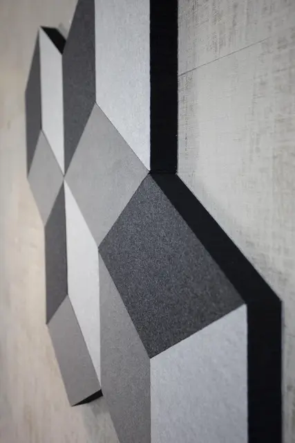 EcoSUND® akustikktavle kuber blå 