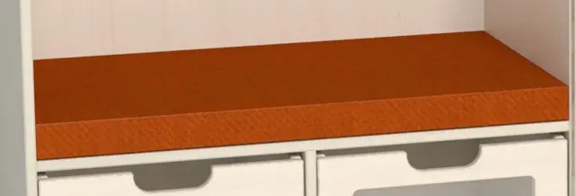 Kubus madrass Oransje B77 x D44 x H5 cm 