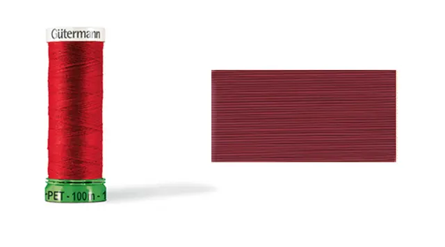 Gütermann sytråd polyester burgunder 100 m 