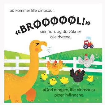 Lille dinosaur Pekebok 