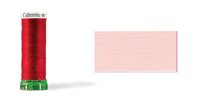 Gütermann sytråd polyester lysrosa 100 m 
