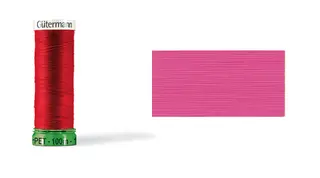 Gütermann sytråd polyester rosa 100 m