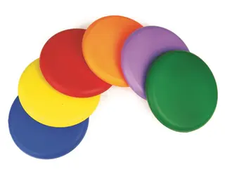 Frisbee soft Ø21 cm, 6 stk