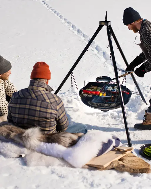 Espegard bålpanne med stativ Ø70 cm 
