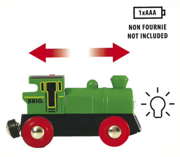 Brio batteridrevet lokomotiv B9 x H5 cm 