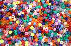 Kongoperler mix &#216;9 mm, 500 g