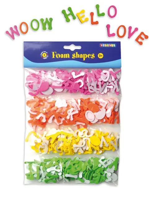 Mosegummi bokstaver 250 stk 