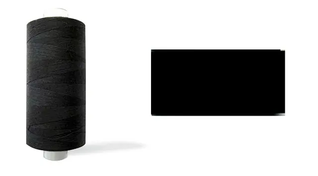 ASPO sytråd  polyester sort 1000 m 