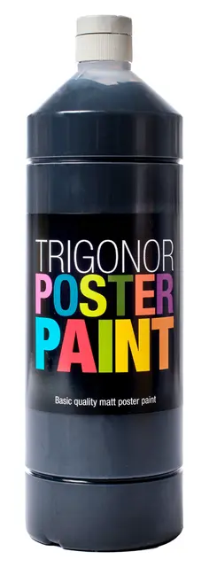 Trigonor maling svart 1 l 