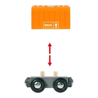 Brio godstog med tre vogner