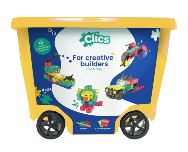 Clics byggesett 800 deler 