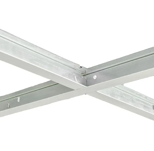 Hovedprofil systemhimling 3600 x 24 x 38 mm, hvit 