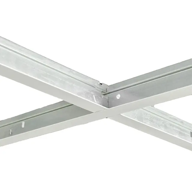 Tverrprofil systemhimling 1200 x 24 x 35 mm, hvit 