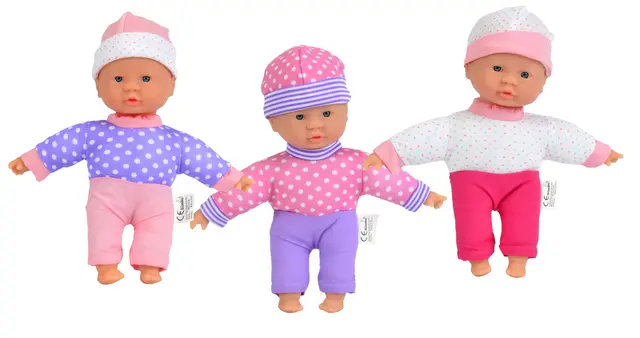 Trillinger dukker 3 stk 