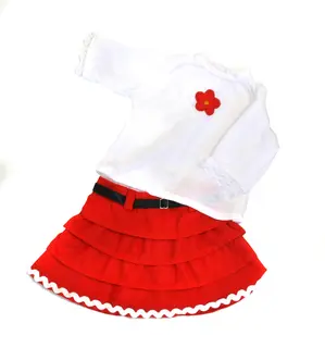 Lilly dukkeklær str 37-43 cm 4 sett