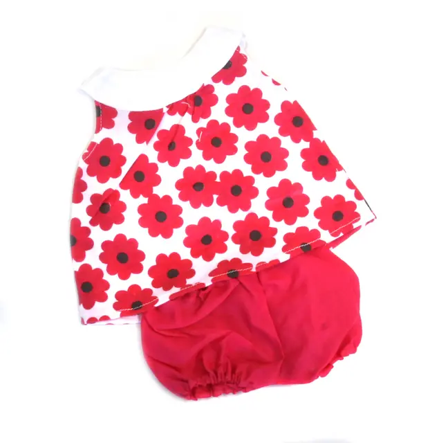 Lilly dukkeklær str 37-43 cm 4 sett 