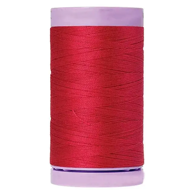 Silk-finish sytråd bomull hvit 500 m 