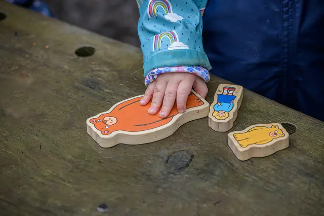 Gullhår og de tre bjørnene figurer 4 stk 