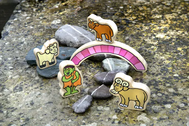 Bukkene Bruse figurer 5 stk 