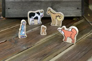 Pepperkakemannen figurer 5 stk