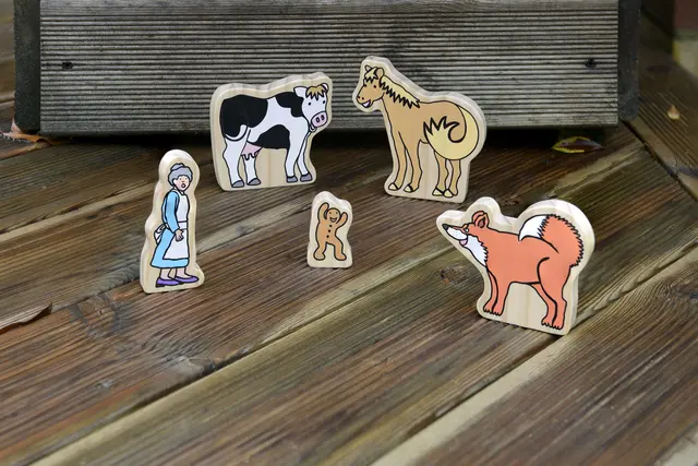 Pepperkakemannen figurer 5 stk 