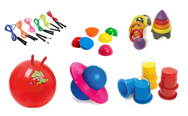 Balanse- og bevegelsepakke 15 deler 